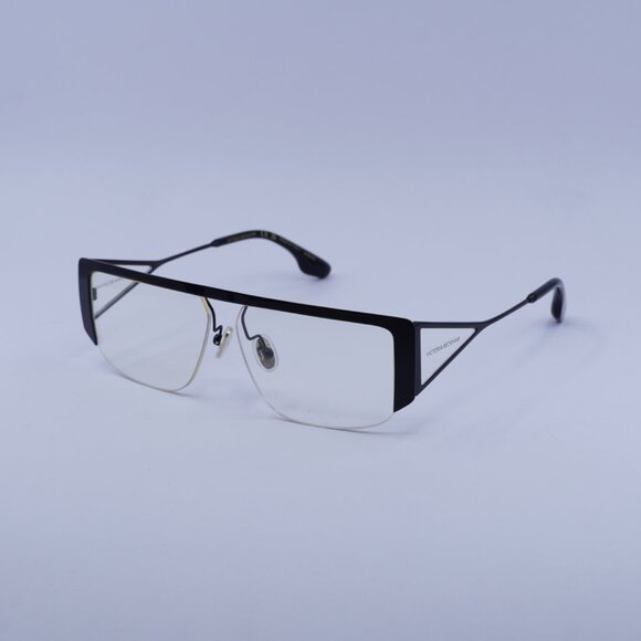 Victoria Beckham VB250S 001 Sunglasses Black Rectangle Frame, Transparent Lenses - Picture 5 of 10